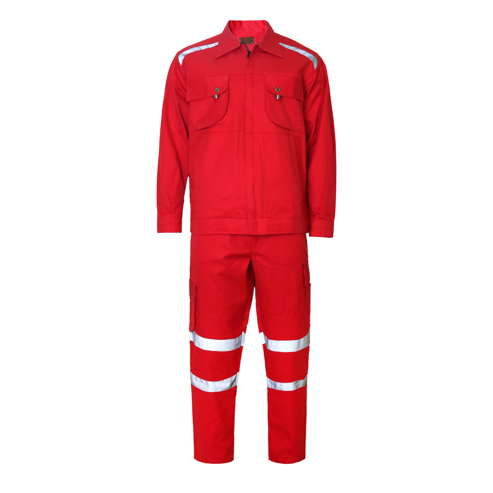 لباس کار کتان تمام قرمز مکسون MAXON  کد 1354